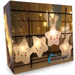 Kurtyna Świetlna Lampki Gwiazdki 10LED 1,5m