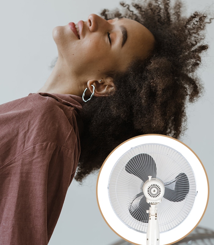 Wentylator Stojący Wiatrak Podłogowy Regulowany Biały 60W - obrazek 5