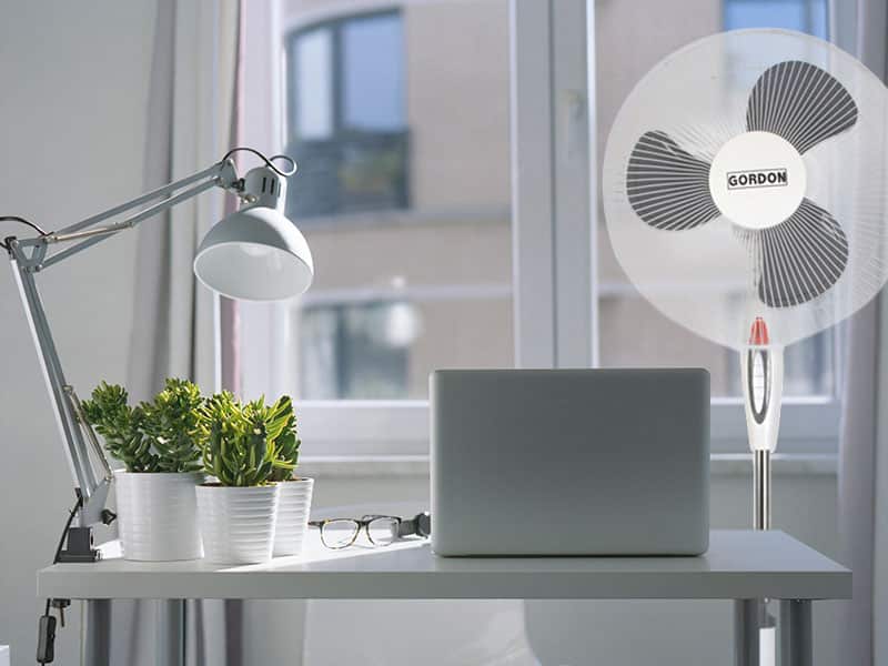 Wentylator Stojący Wiatrak Podłogowy Regulowany Biały 60W - obrazek 6