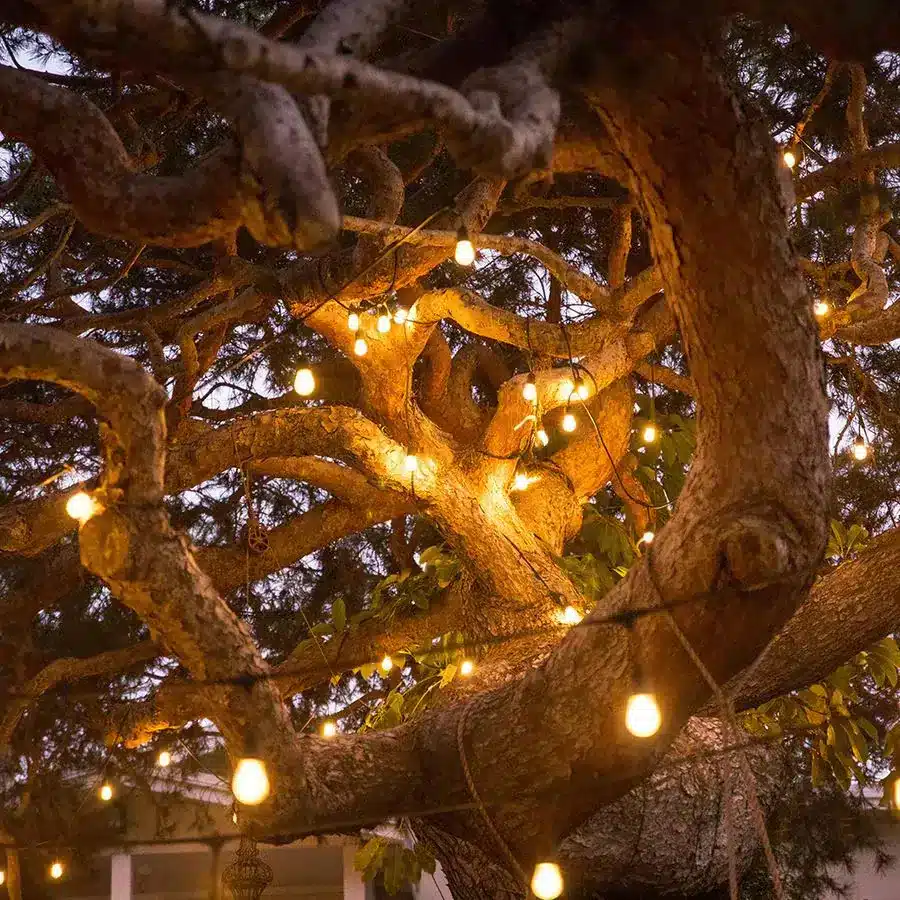 Girlanda Ogrodowa Świetlna 20m Żarówki E27 - obrazek 5