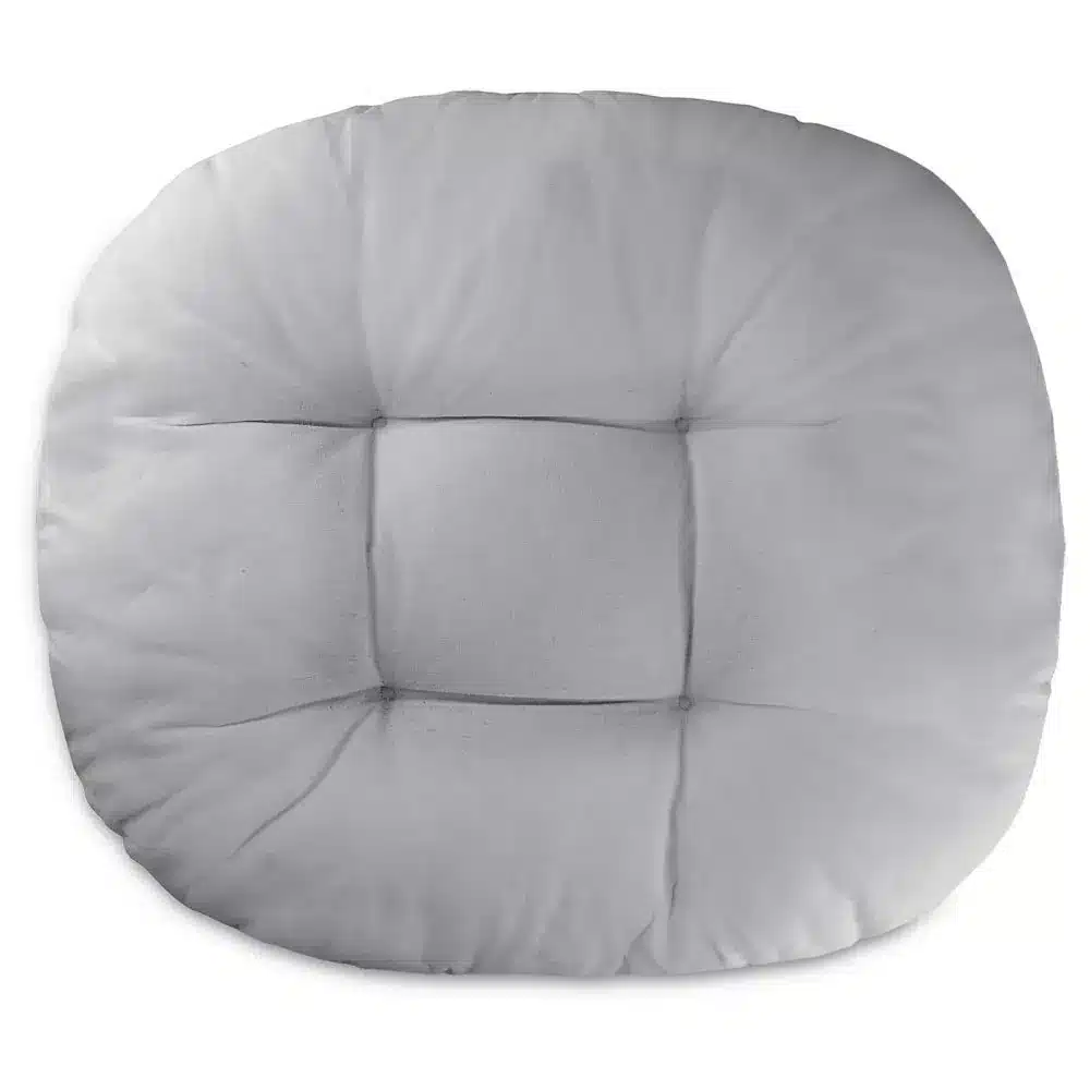 Fotel Wiszący Huśtawka Bocianie Gniazdo BOHO Szary + Poduszka - obrazek 3