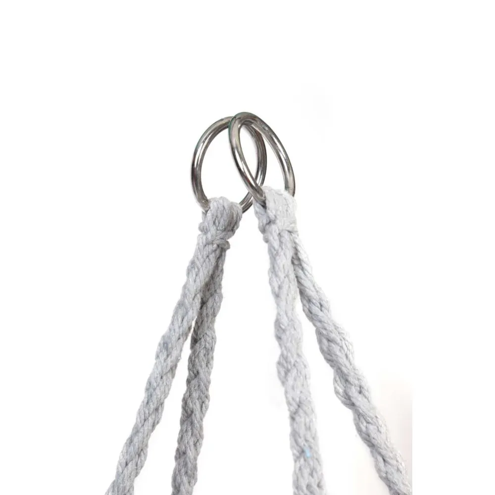 Fotel Wiszący Huśtawka Bocianie Gniazdo BOHO Szary - obrazek 8