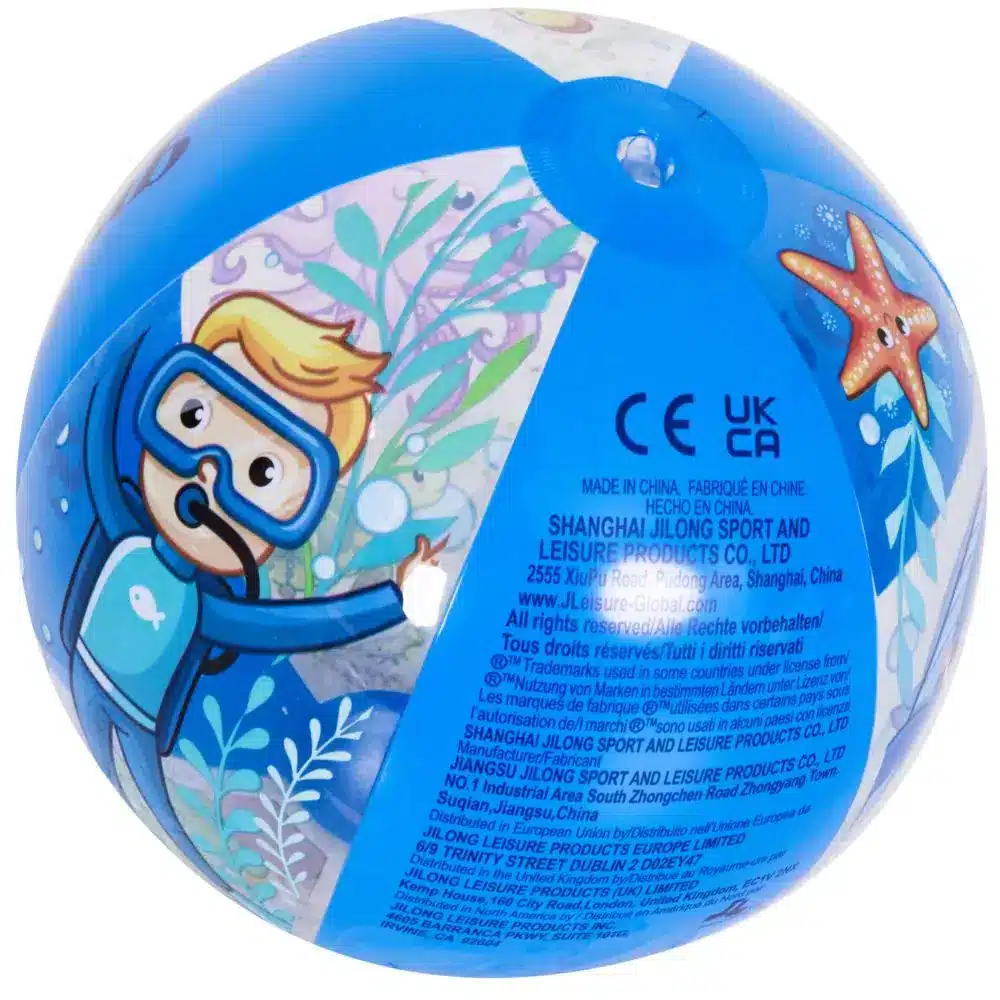 Piłka Plażowa Dmuchana Płetwonurek 40cm - obrazek 5