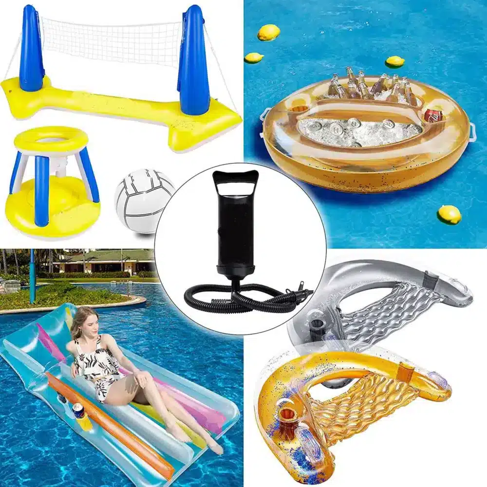 Pompka Ręczna Tłokowa Do Materaca 30cm - obrazek 5