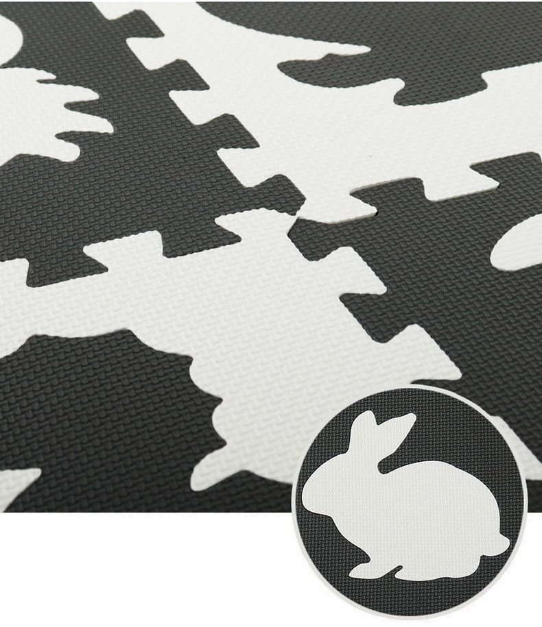 Mata Edukacyjna Piankowa Kojec Dla Dzieci 114x114cm - obrazek 7