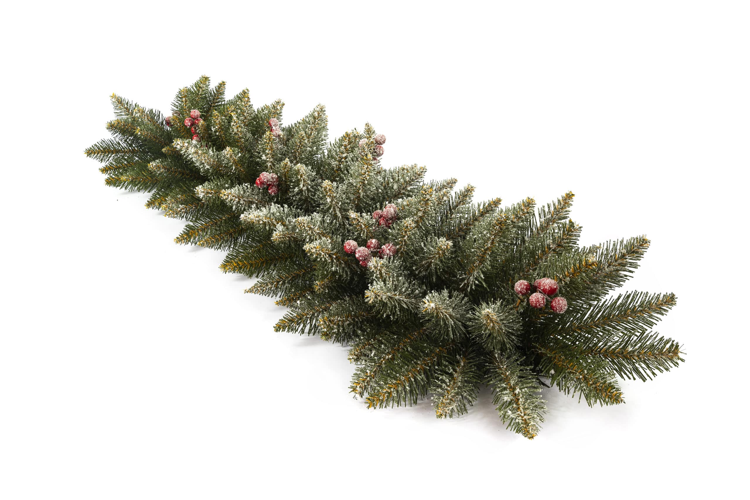 Girlanda Sztuczna Świerk PVC Jarzębina Premium 100cm - obrazek 2