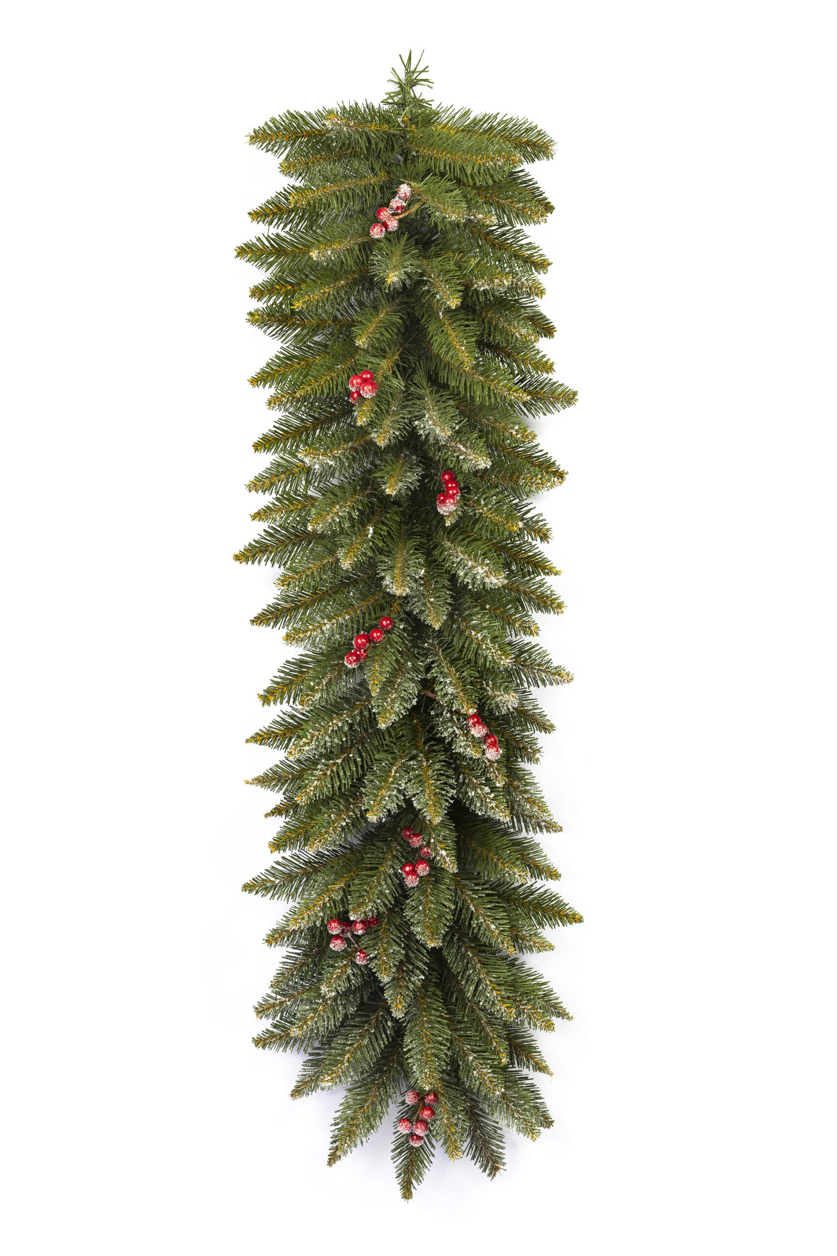 Girlanda Sztuczna Świerk PVC Jarzębina Premium 100cm - obrazek 3