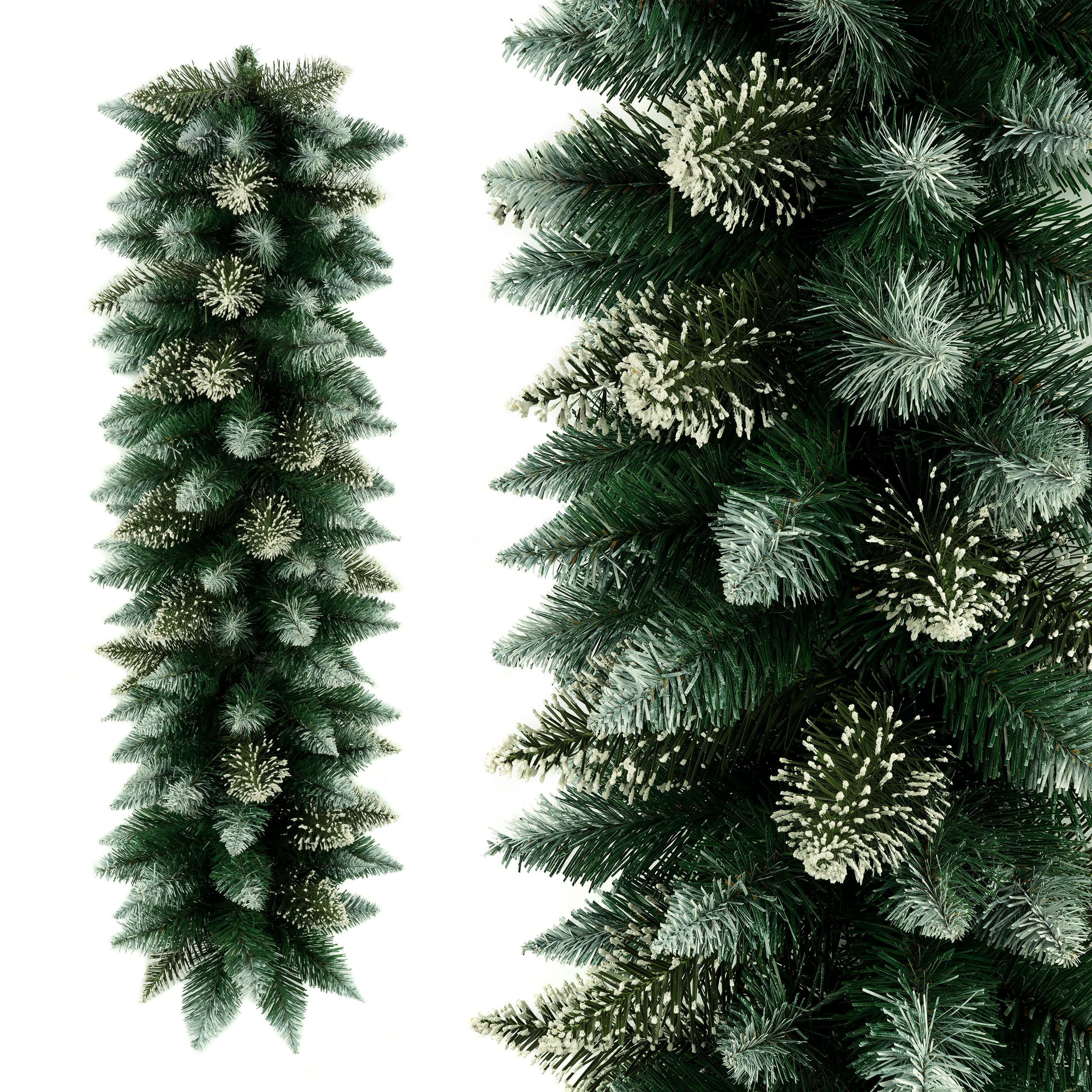 Girlanda Sztuczna Świerk PVC Diamentowa 100cm