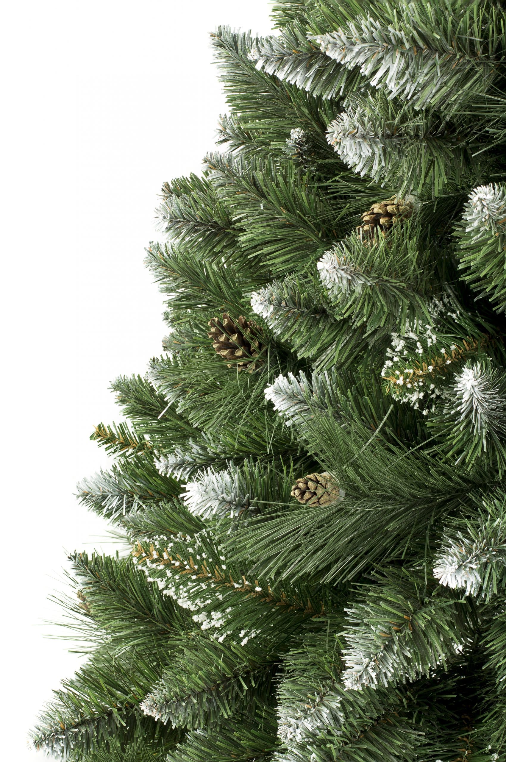 Choinka Na Pniu Sztuczna Sosna Diamentowa z Szyszkami 180cm - obrazek 3