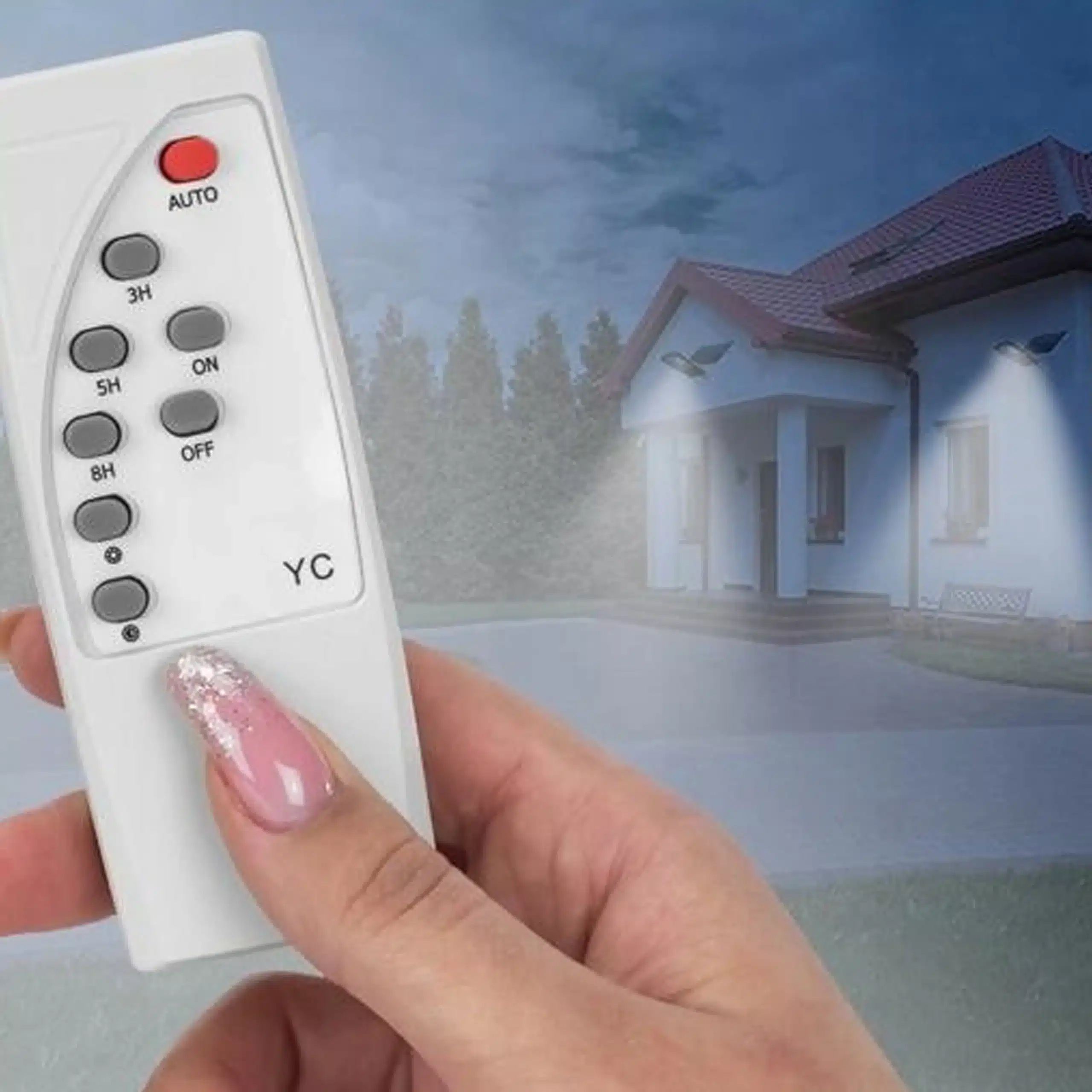 Lampa Solarna Uliczna Latarnia z Czujnikiem Zmierzchu Pilot IP67 50W 100LED - obrazek 8