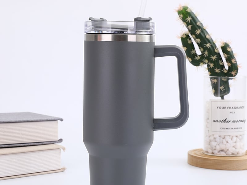 Kubek Termiczny Termos Stal Nierdzewna Ciemnoszary 1200ml - obrazek 4