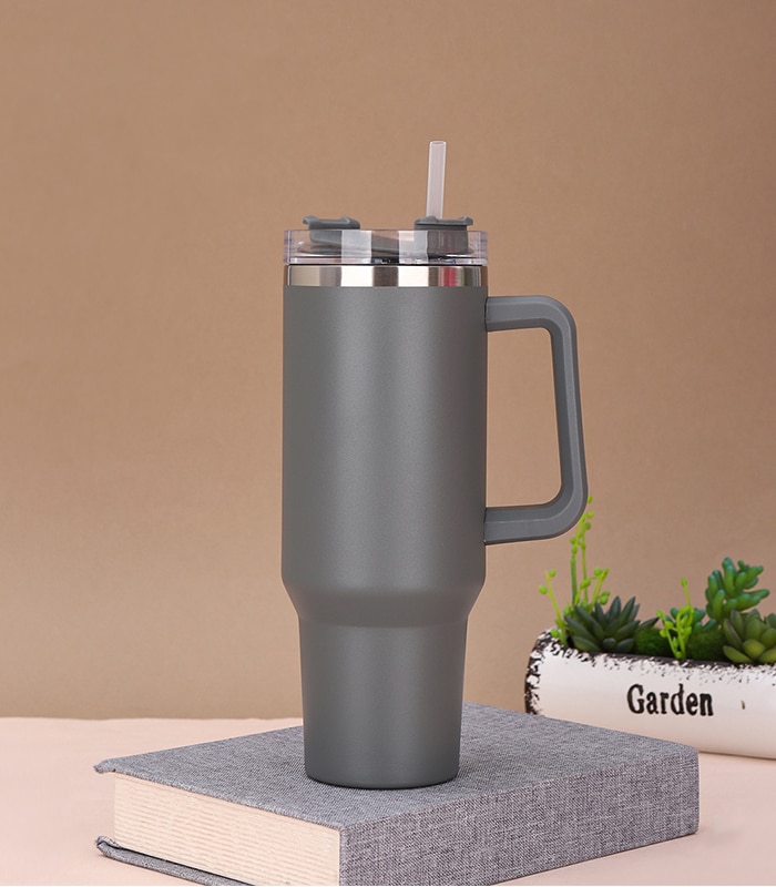 Kubek Termiczny Termos Stal Nierdzewna Ciemnoszary 1200ml - obrazek 6