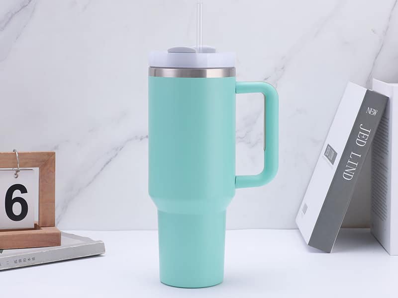 Kubek Termiczny Termos Stal Nierdzewna Turkusowy 1200ml - obrazek 5