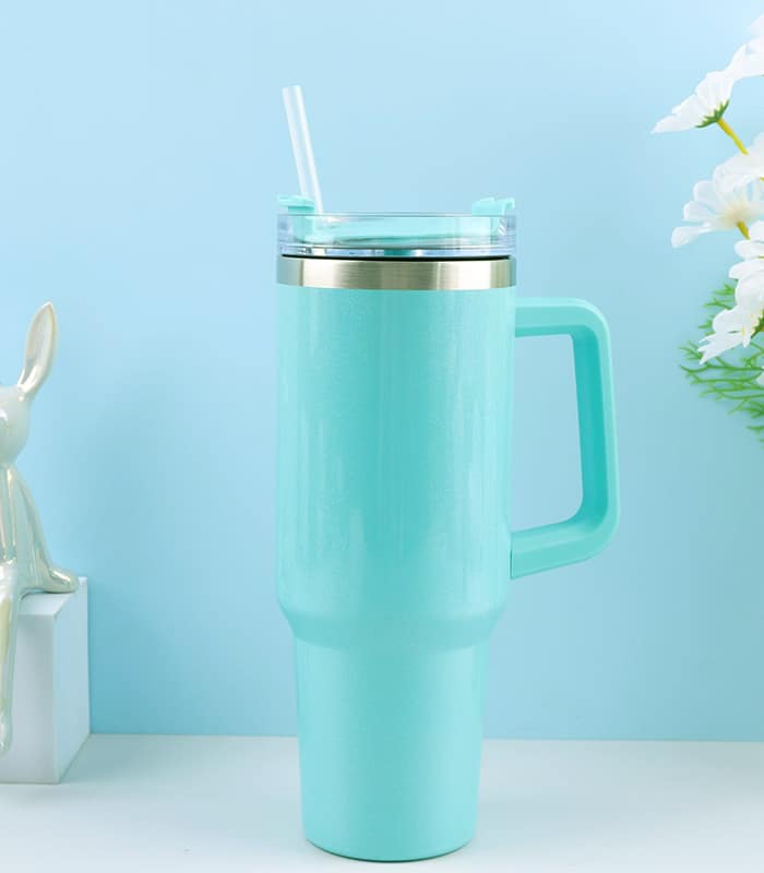 Kubek Termiczny Termos Stal Nierdzewna Turkusowy 1200ml - obrazek 6