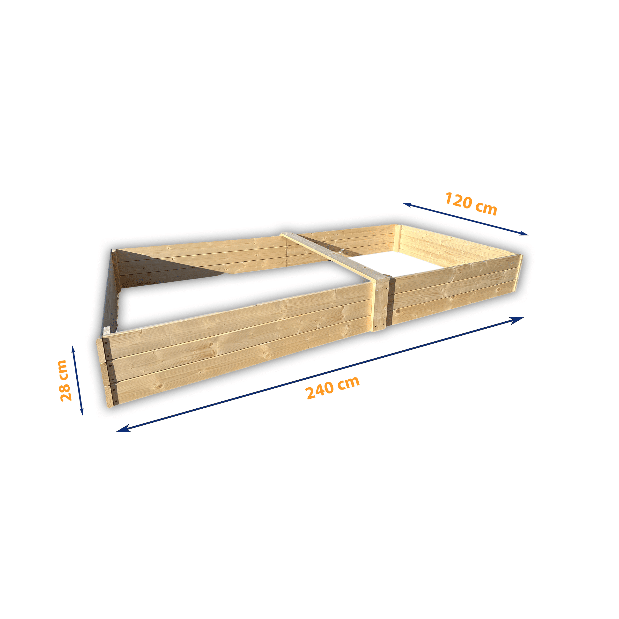 Warzywniak Drewniany Skrzynia Na Warzywa 240x120cm - obrazek 4