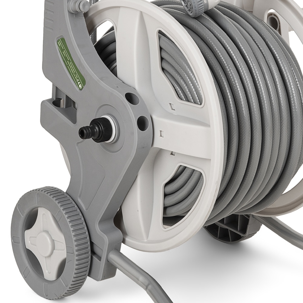 Wózek Wąż Ogrodowy 50m 1/2" + Zraszacz + Pistolet - obrazek 4