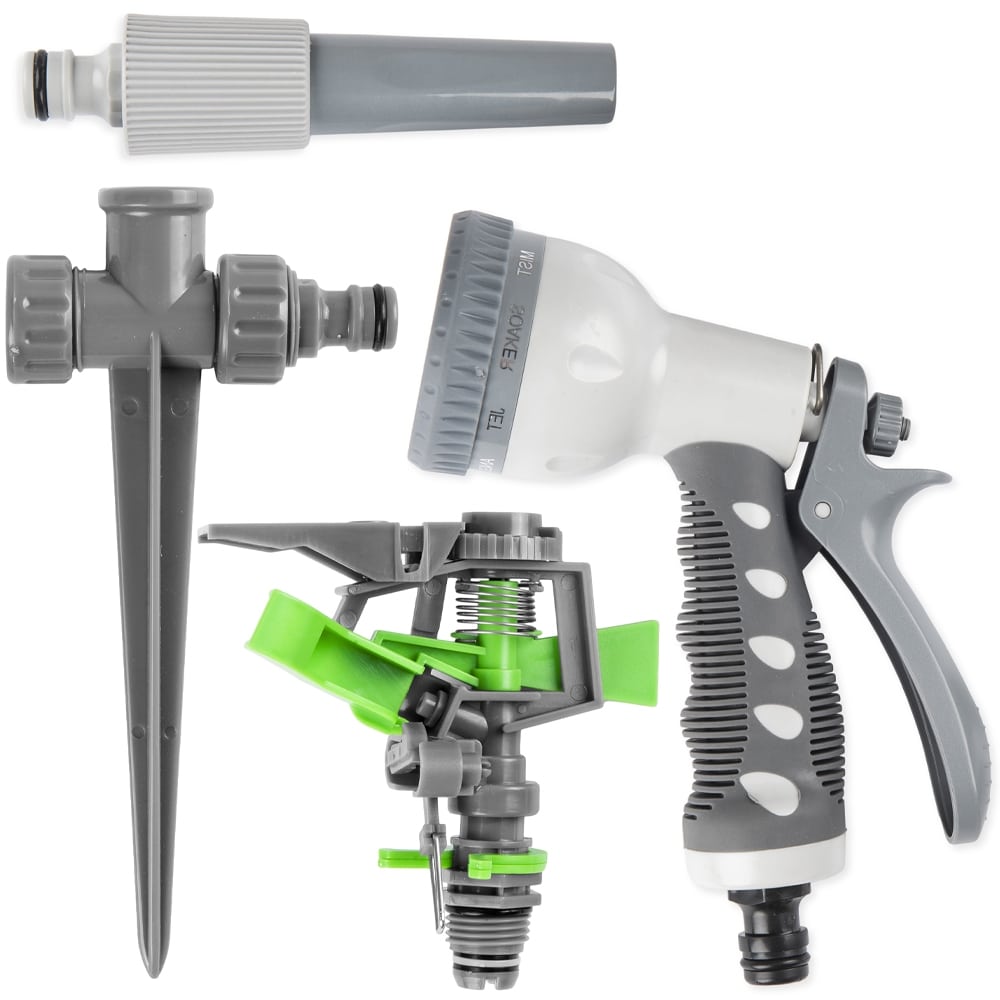 Wózek Wąż Ogrodowy 50m 1/2" + Zraszacz + Pistolet - obrazek 9