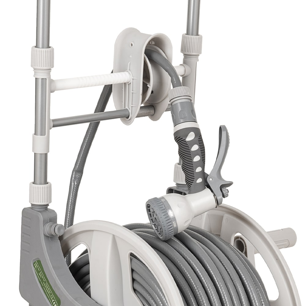 Wózek Wąż Ogrodowy 50m 1/2" + Zraszacz + Pistolet - obrazek 6