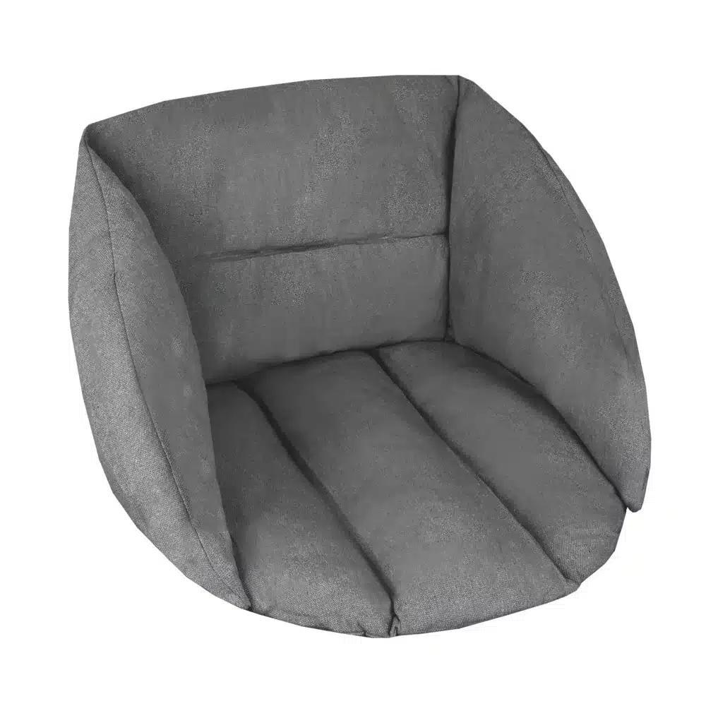 Fotel Wiszący Huśtawka Bocianie Gniazdo BOHO Grafit + 2x Poduszka - obrazek 4