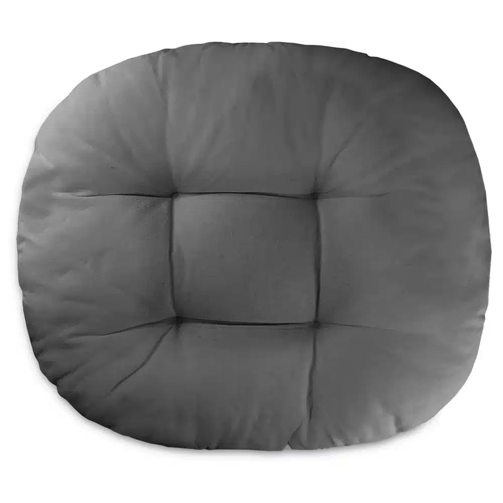 Fotel Wiszący Huśtawka Bocianie Gniazdo BOHO Grafit + Poduszka - obrazek 5