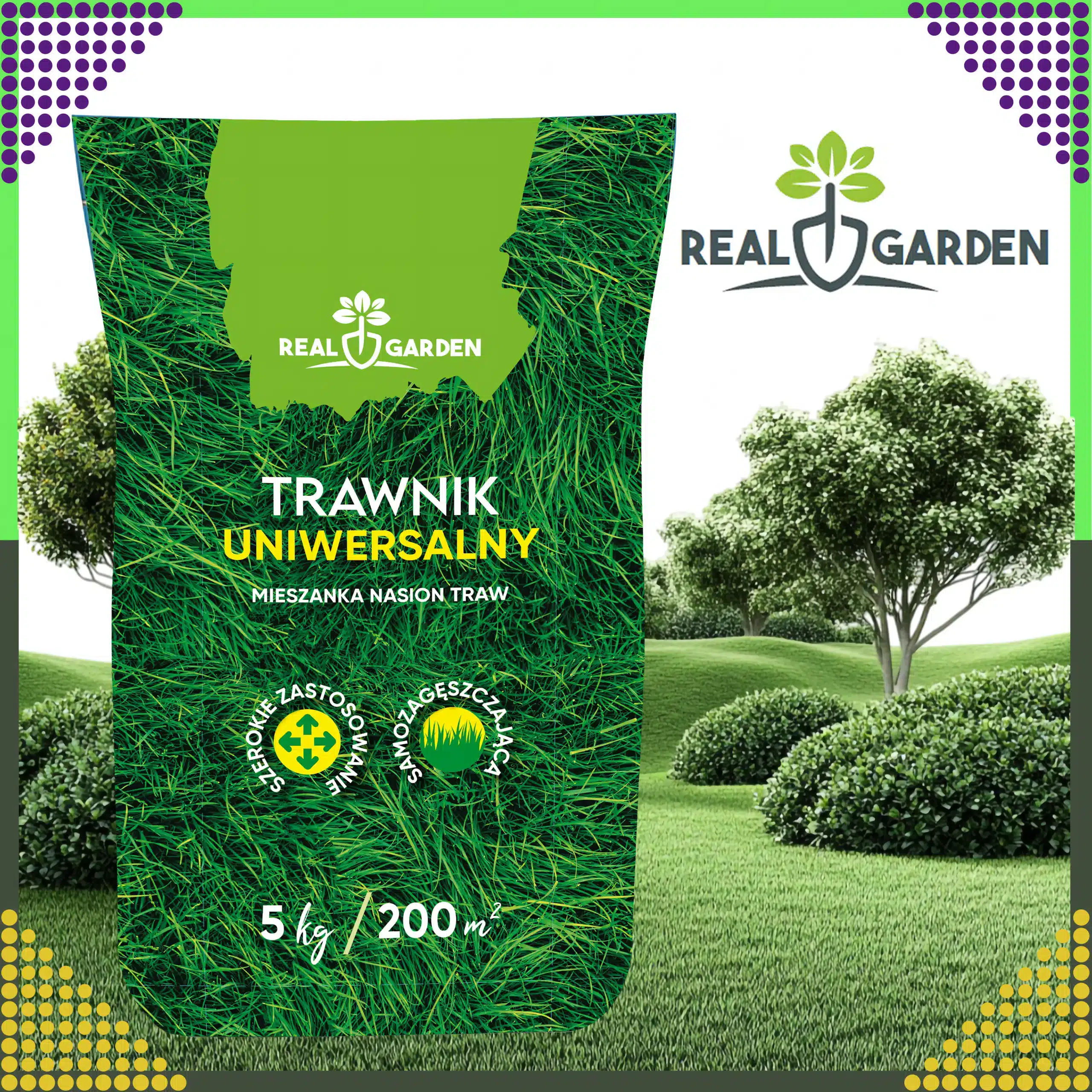 Trawa Uniwersalna Zagęszczająca Nasiona 5kg 200m² - obrazek 8