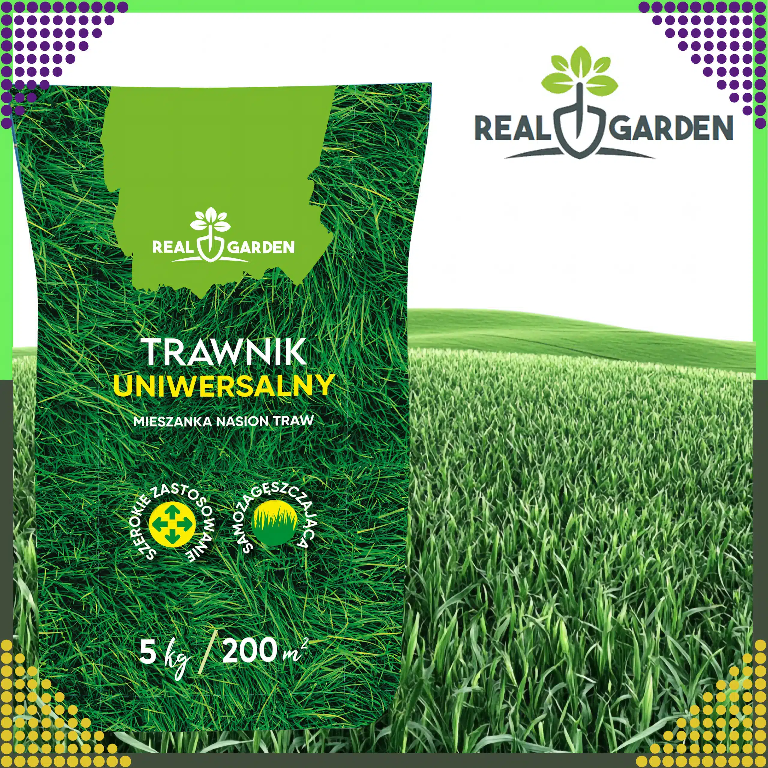 Trawa Uniwersalna Zagęszczająca Nasiona 5kg 200m² - obrazek 7