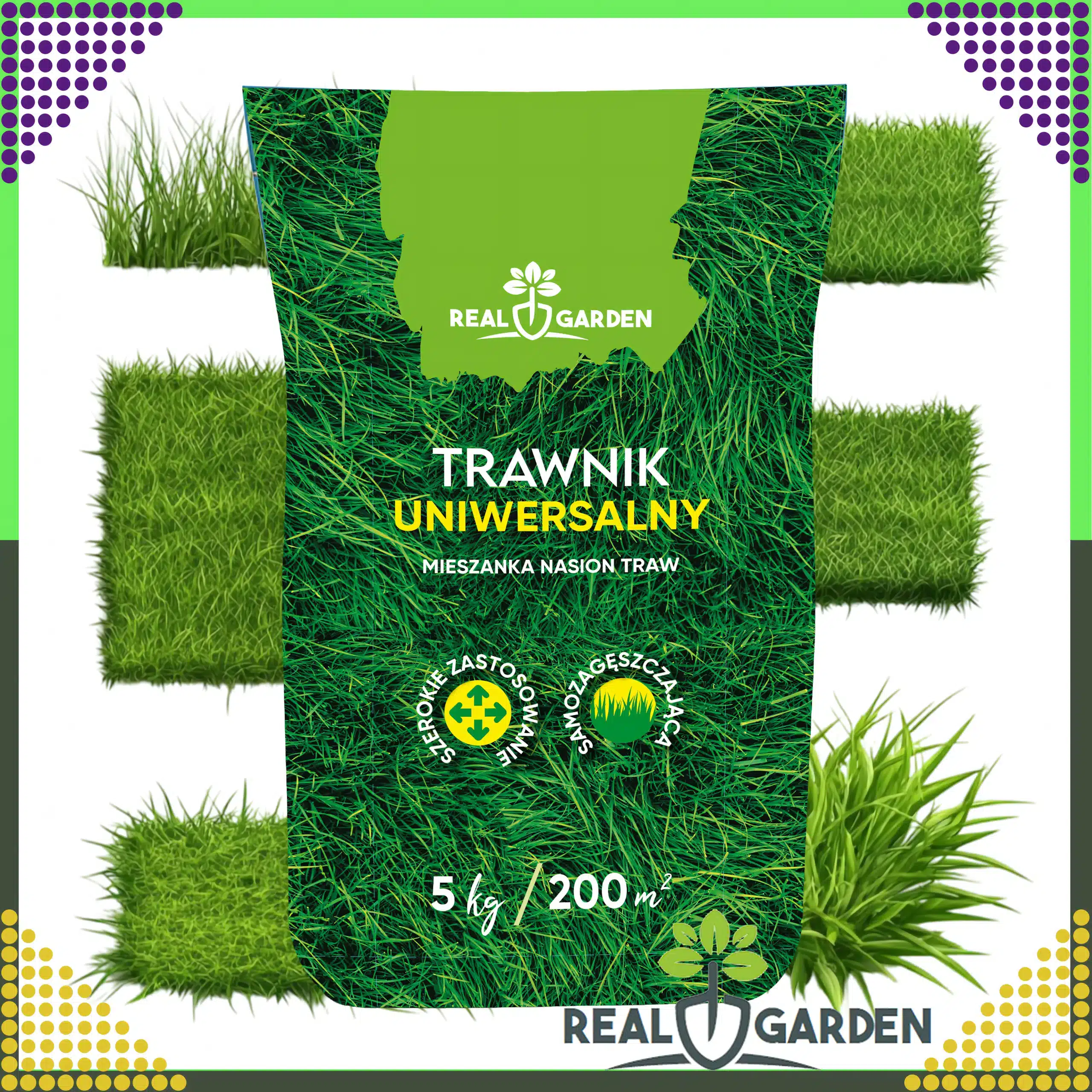 Trawa Uniwersalna Zagęszczająca Nasiona 5kg 200m² - obrazek 5