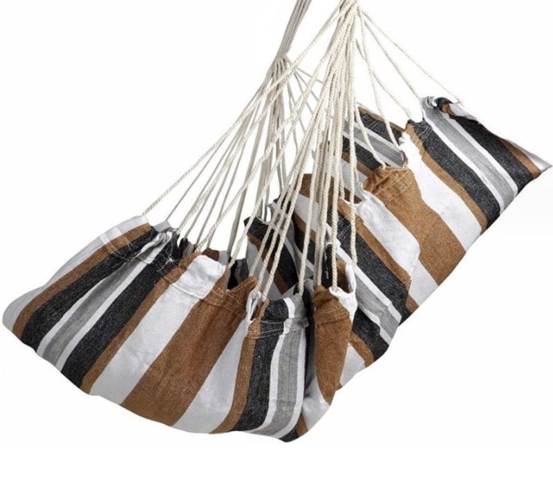 Fotel Wiszący Krzesło Brazylijskie Huśtawka Brązowy - obrazek 3