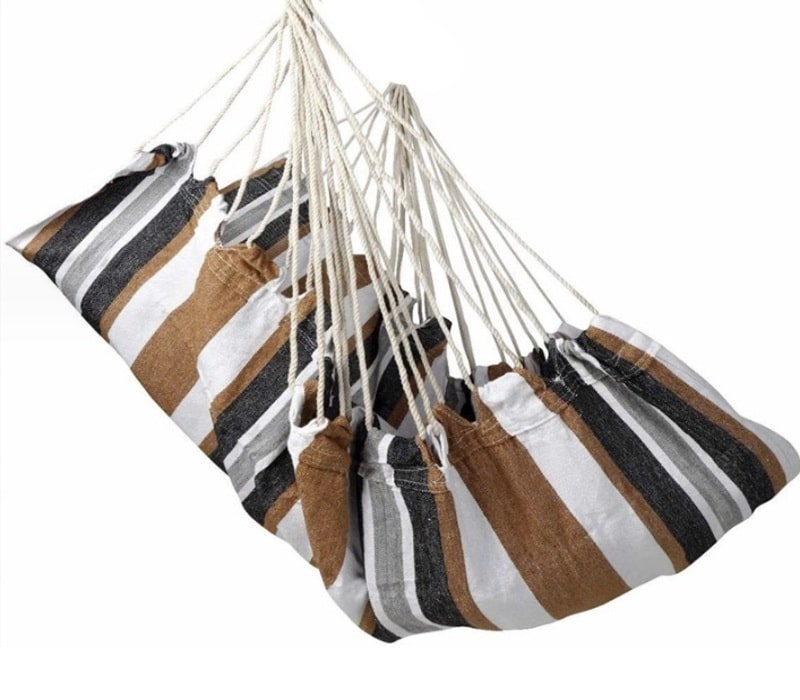 Fotel Wiszący Krzesło Brazylijskie Huśtawka Brązowy - obrazek 2