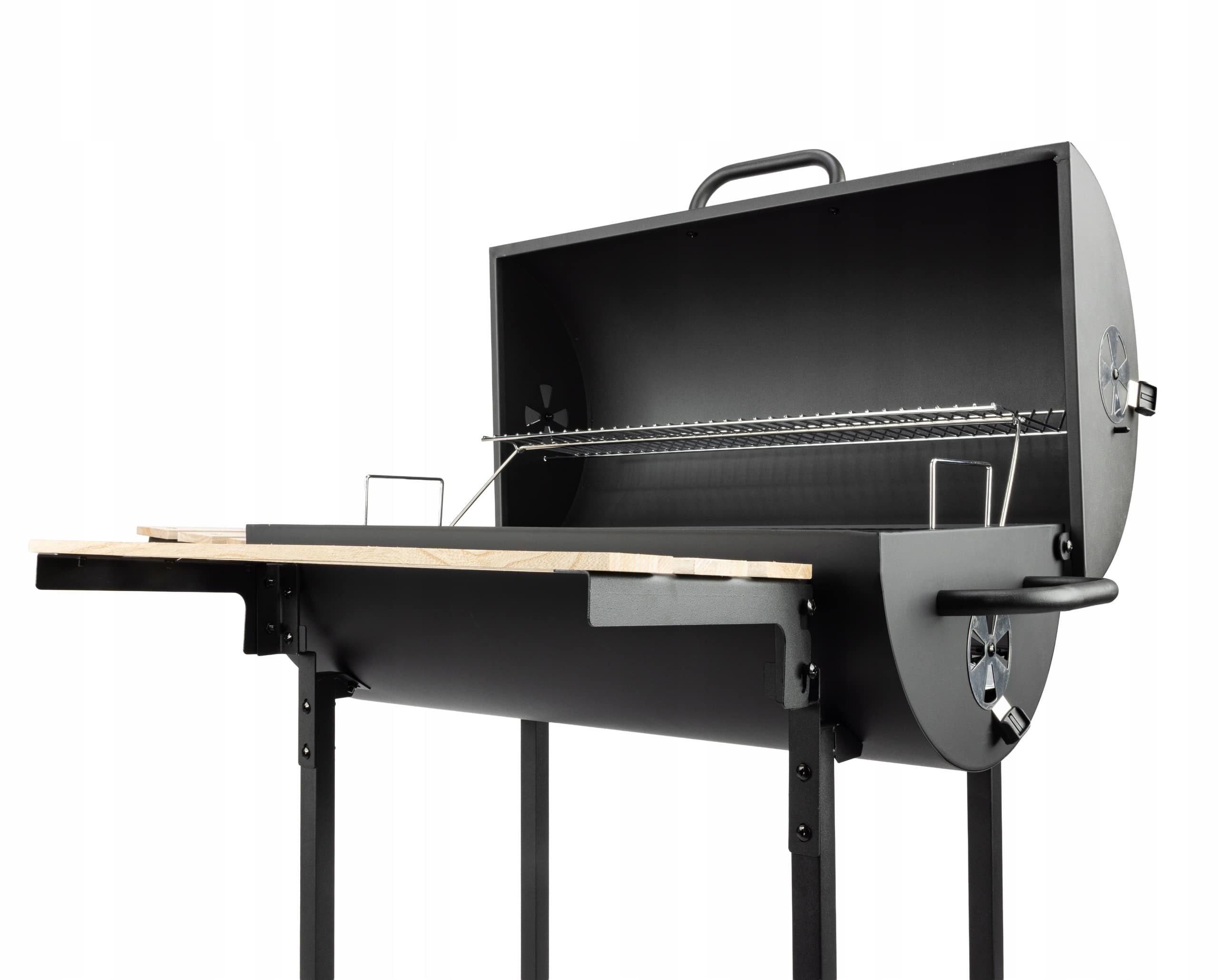 Grill Węglowy Ogrodowy Pokrywa Ruszt Chromowany Velio Oya - obrazek 3