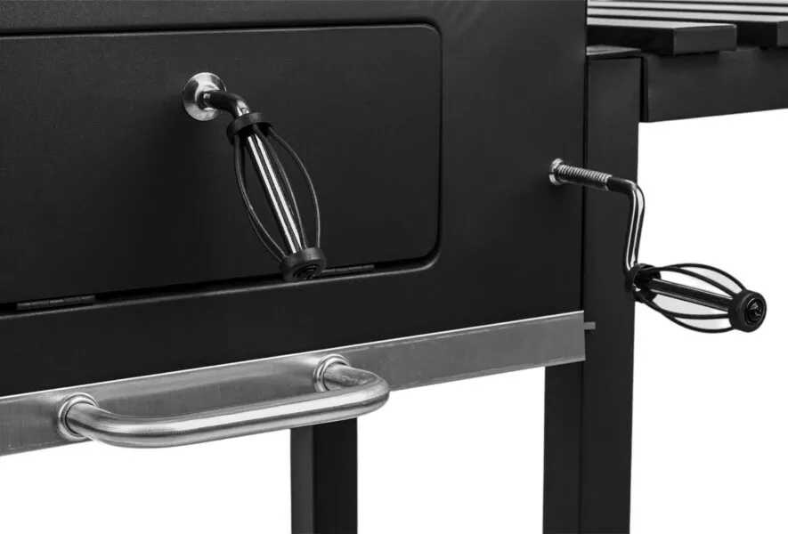 Grill Węglowy Ogrodowy Pokrywa Regulowany Ruszt Velio Hestia - obrazek 4