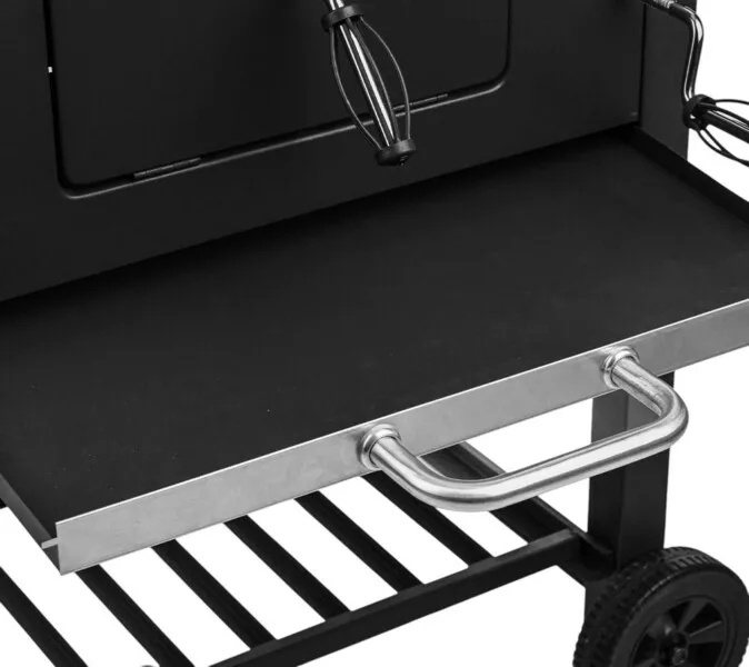 Grill Węglowy Ogrodowy Pokrywa Regulowany Ruszt Velio Hestia - obrazek 9