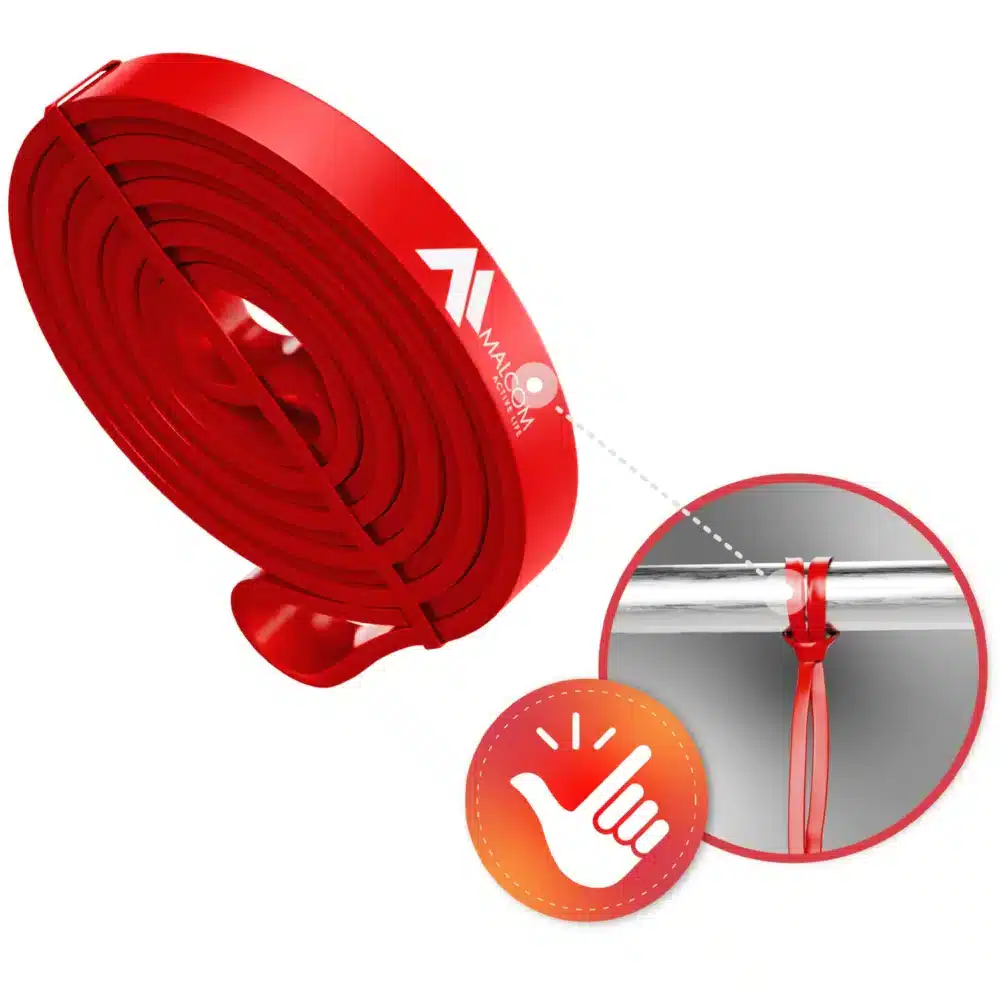 Guma Oporowa Do Ćwiczeń Powerband Czerwona 6-10kg - obrazek 5