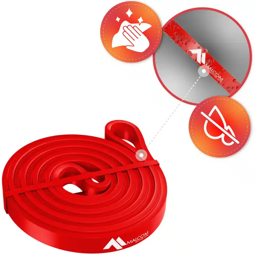 Guma Oporowa Do Ćwiczeń Powerband Czerwona 6-10kg - obrazek 4