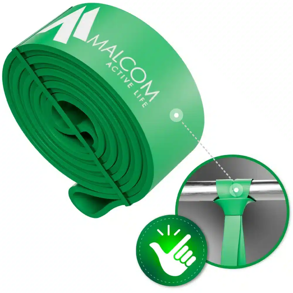 Guma Oporowa Do Ćwiczeń Powerband Zielona 27-36kg - obrazek 5
