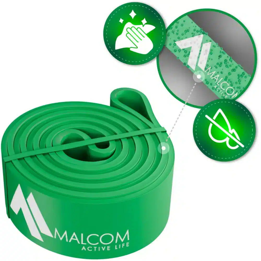 Guma Oporowa Do Ćwiczeń Powerband Zielona 27-36kg - obrazek 4