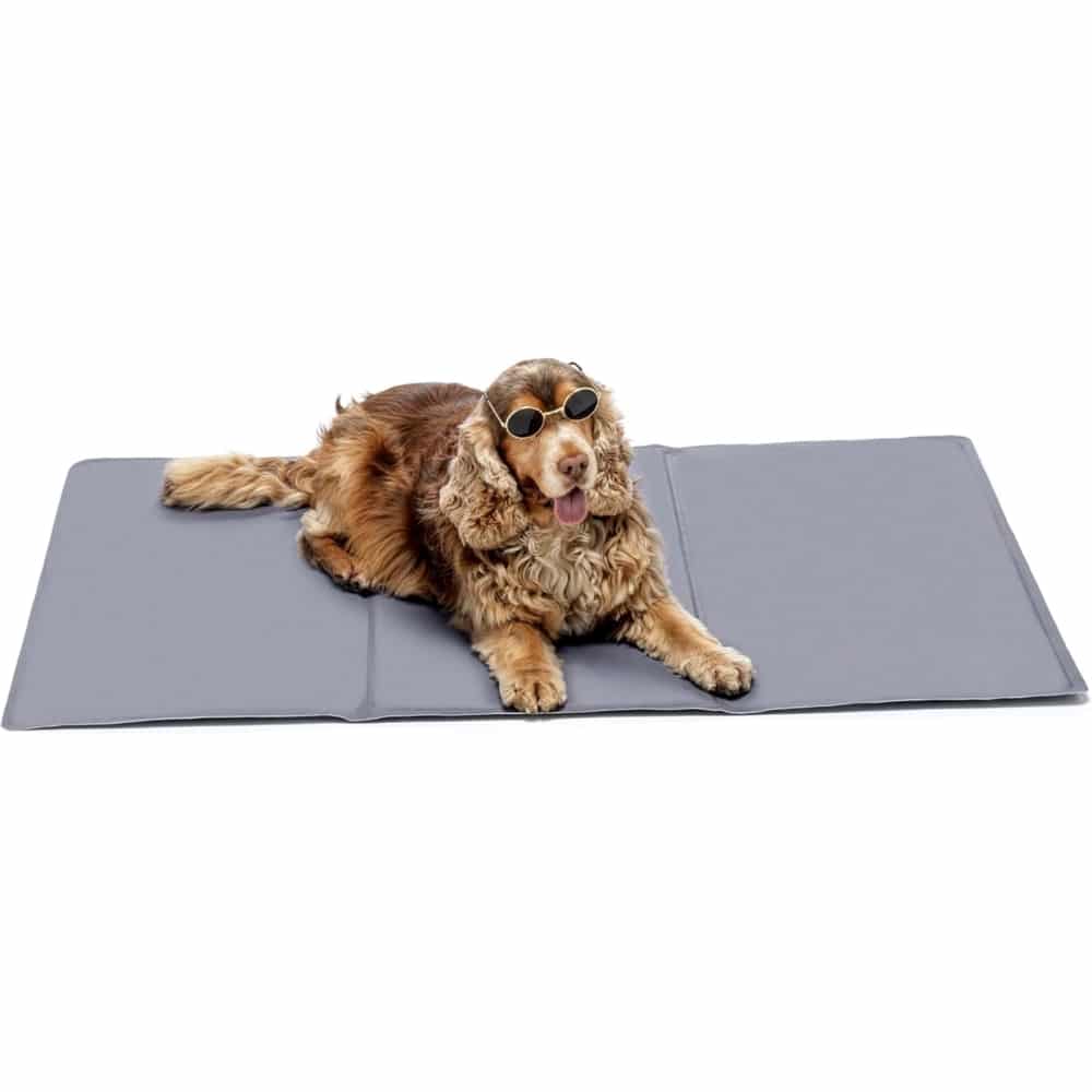 Mata Chłodząca Żelowa Dla Psa Szara 90x50cm - obrazek 3