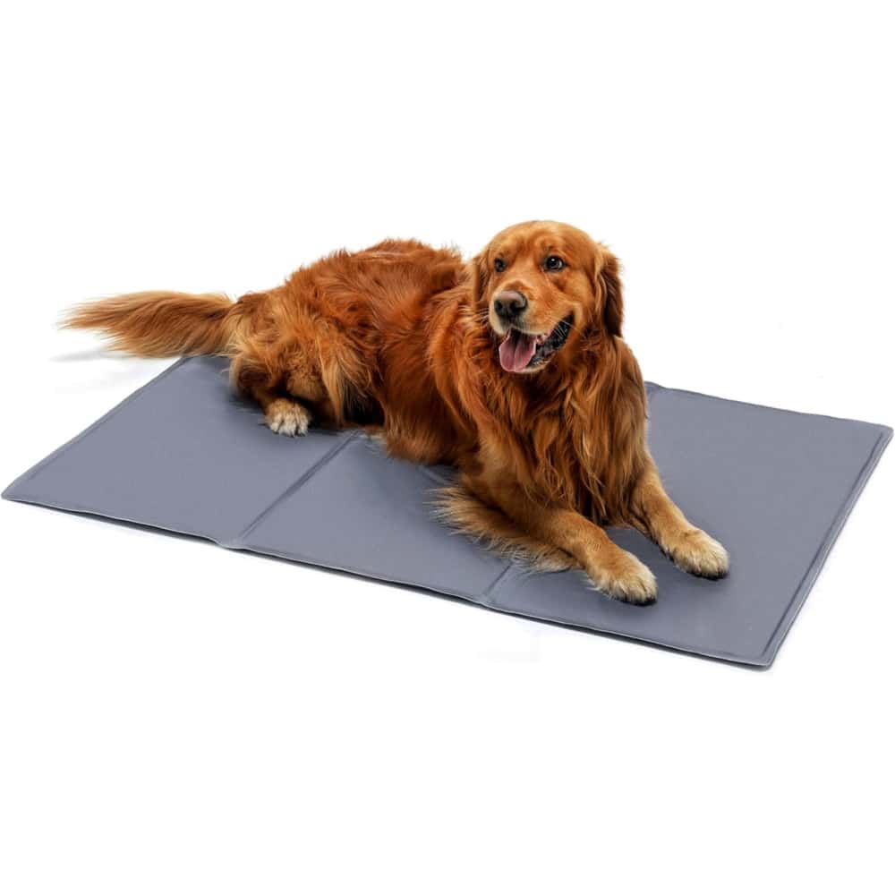 Mata Chłodząca Żelowa Dla Psa Szara 90x50cm - obrazek 2
