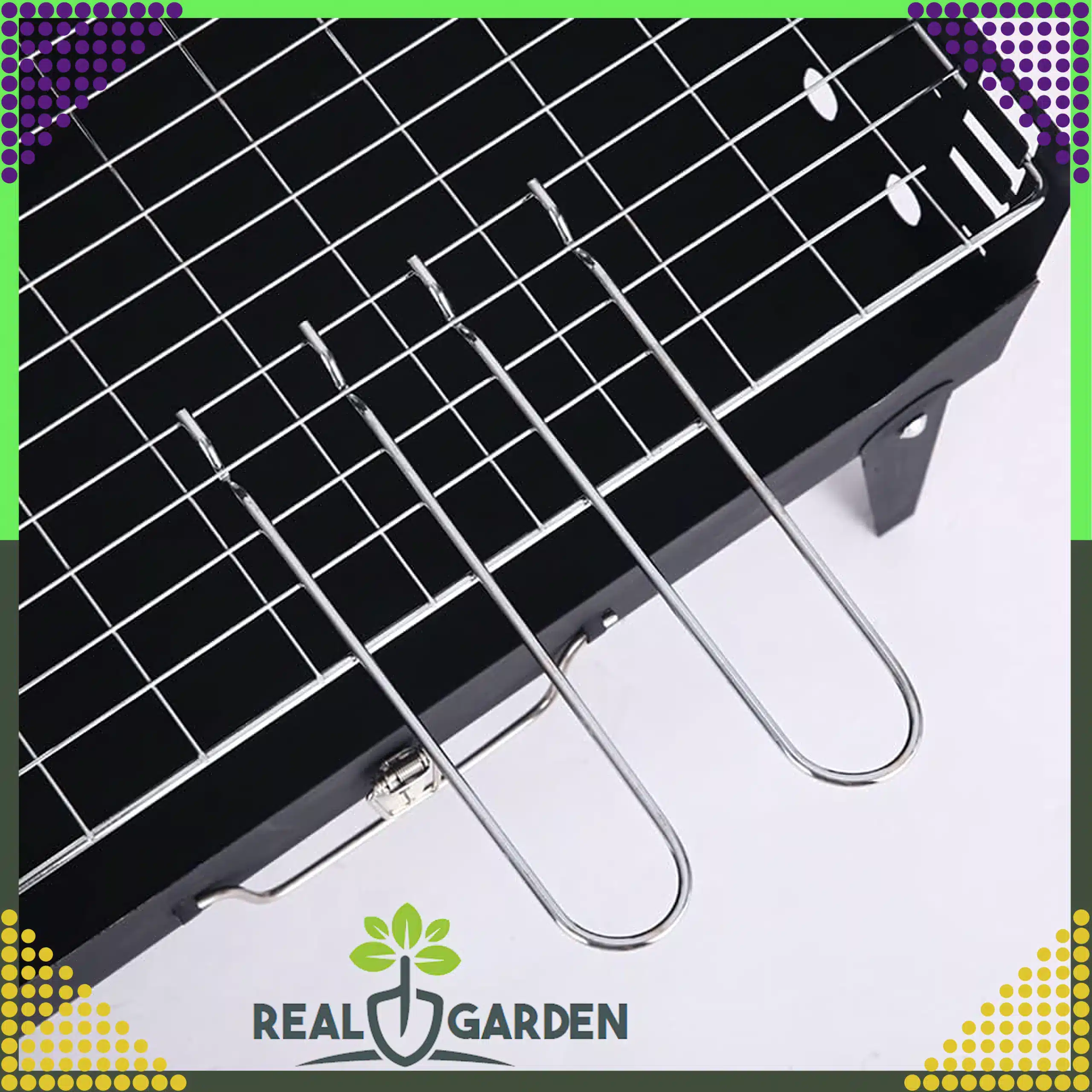 Grill Ogrodowy Turystyczny Składany Przenośny Walizka Kemping + Sztućce - obrazek 14