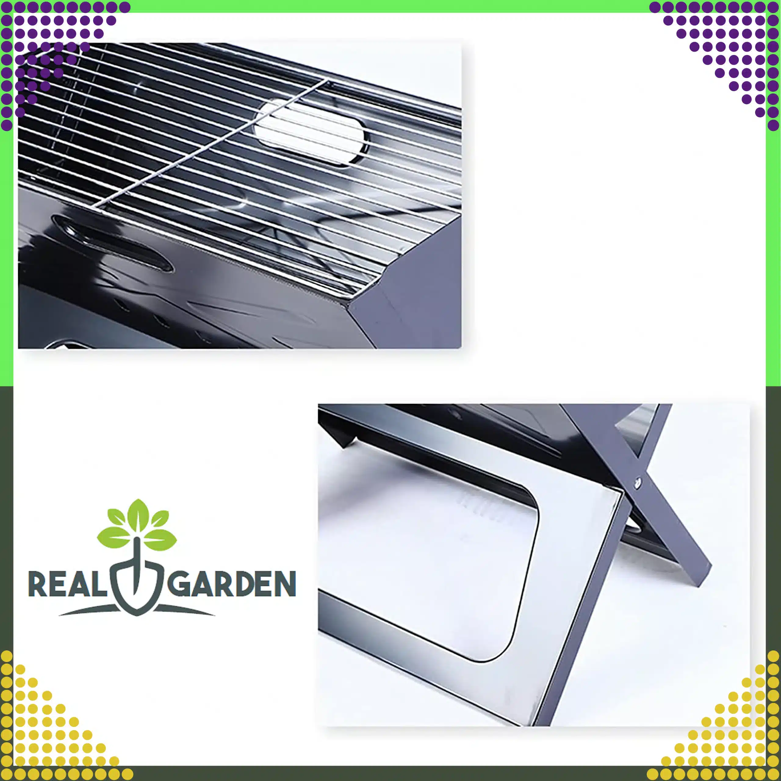 Grill Biwakowy Turystyczny Ogrodowy Przenośny Składany Węglowy Walizka - obrazek 7