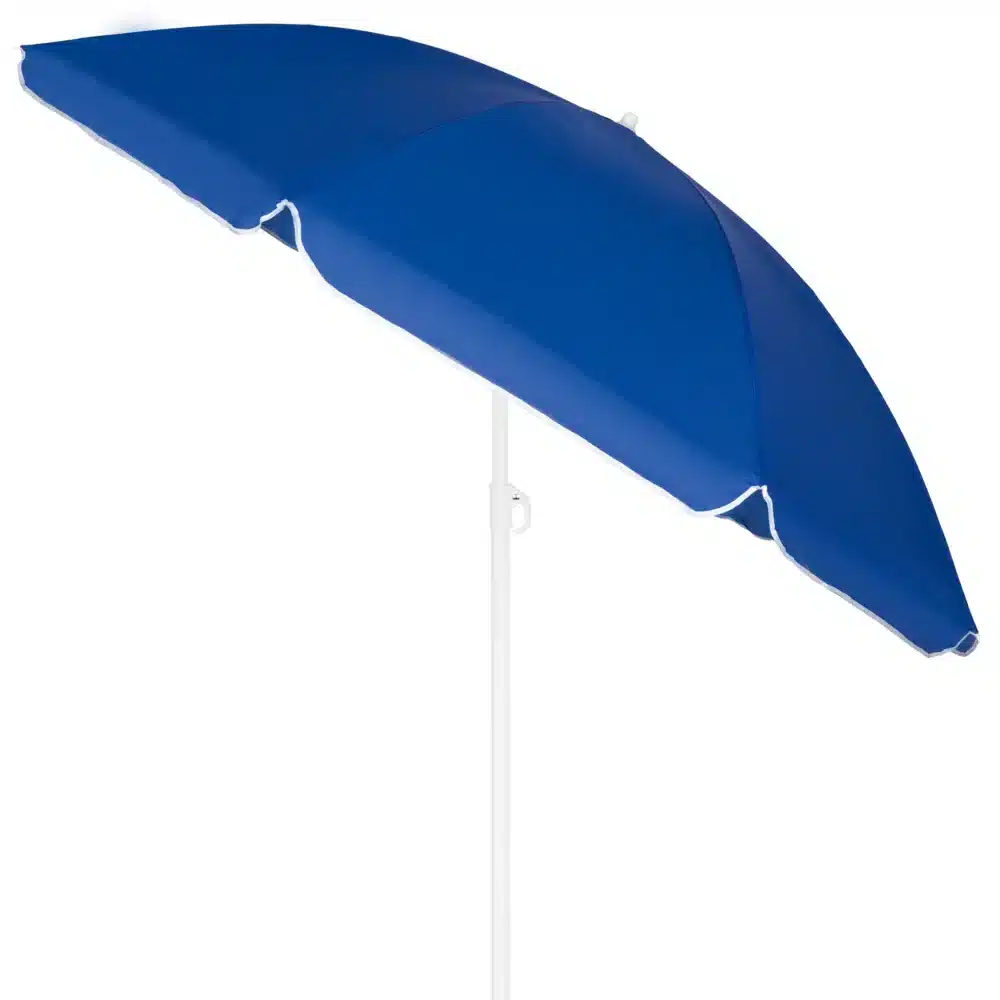 Parasol Plażowy Łamany Wbijany Niebieski 180cm - obrazek 5