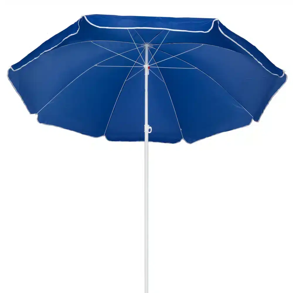 Parasol Plażowy Łamany Wbijany Niebieski 180cm - obrazek 3