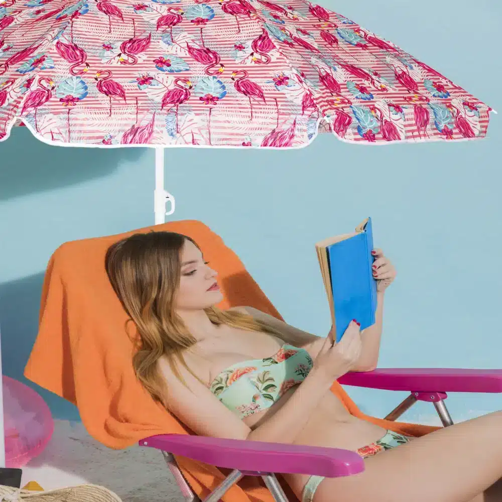 Parasol Plażowy Łamany Wbijany 200cm - obrazek 7