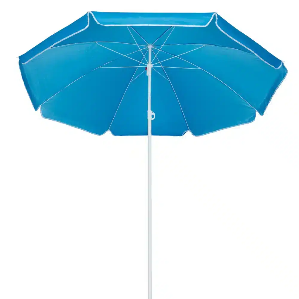Parasol Plażowy Łamany Wbijany Niebieski 200cm - obrazek 3