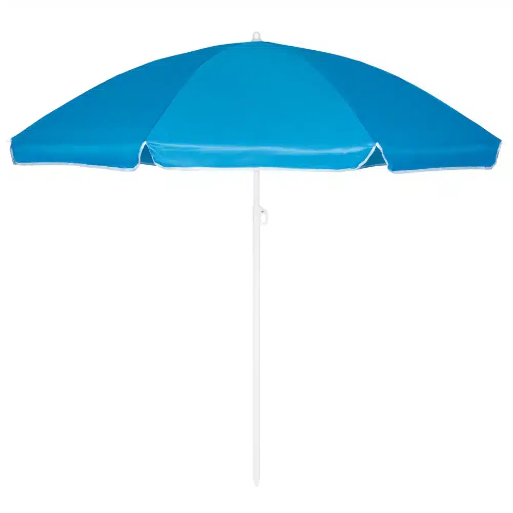 Parasol Plażowy Łamany Wbijany Niebieski 200cm - obrazek 4
