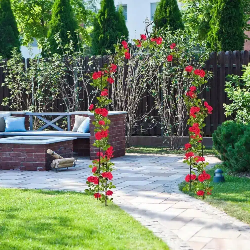 Pergola Ogrodowa Metalowa Łuk Na Kwiaty 260cm - obrazek 4