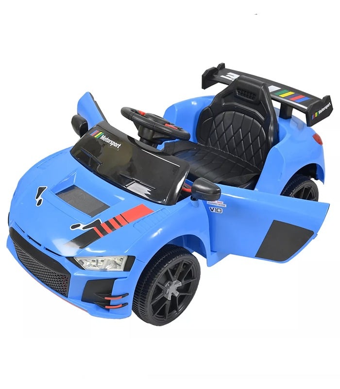 Auto Na Akumulator Dla Dzieci Cabrio Spoiler Pilot Niebieski - obrazek 3