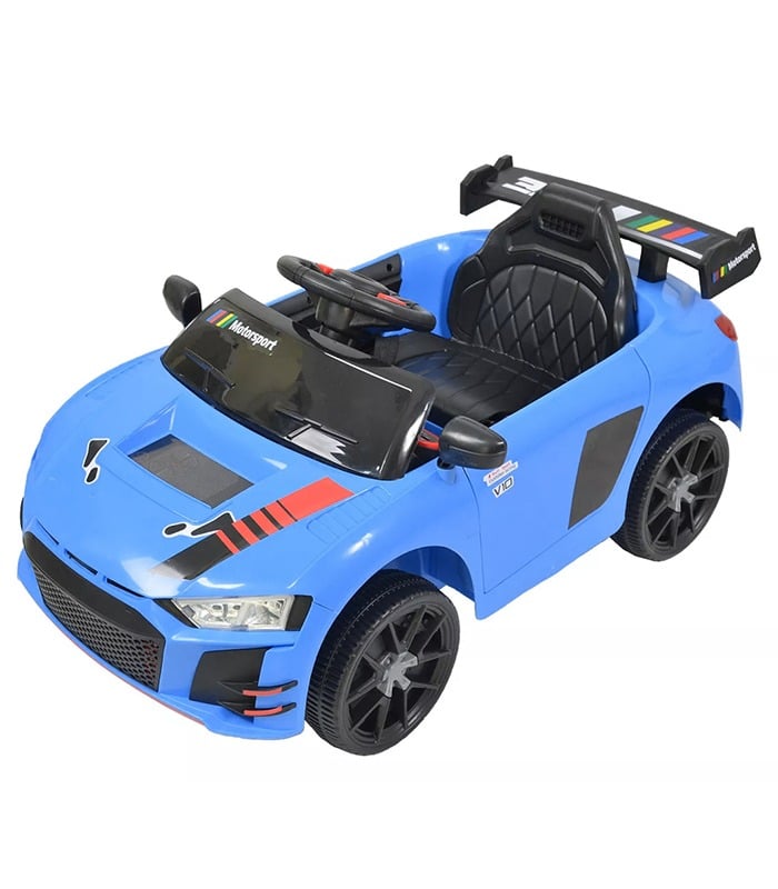 Auto Na Akumulator Dla Dzieci Cabrio Spoiler Pilot Niebieski - obrazek 4