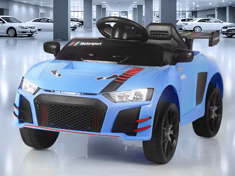 Auto Na Akumulator Dla Dzieci Cabrio Spoiler Pilot Niebieski - obrazek 5