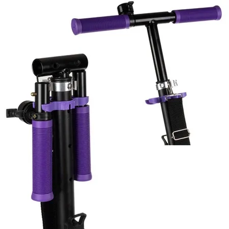 Hulajnoga Składana Miejska Dla Dzieci ABEC-7 Fioletowy Kruzzel Spidoo - obrazek 8